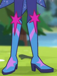 Size: 746x994 | Tagged: safe, screencap, sci-twi, twilight sparkle, equestria girls, g4, my little pony equestria girls: legend of everfree, boots, boots shot, crystal guardian, high heel boots, legs, pictures of legs, shoes