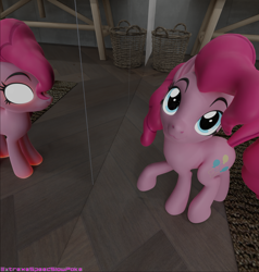 Size: 3000x3152 | Tagged: safe, artist:extremespeed slowpoke, pinkie pie, earth pony, pony, g4, 3d, blender, creepy, high res, revamped ponies