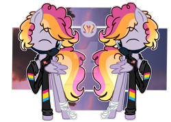 Size: 1920x1375 | Tagged: safe, artist:cheekycheesefan101, oc, oc:jelly jamberry, pegasus, pony, clothes, male, mask, solo, teenager