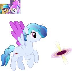 Size: 1984x1951 | Tagged: safe, artist:littlejurnalina, atomic crystal, beta particle, cotton sky, neighls bohr, quantum leap, oc, pegasus, pony, fame and misfortune, g4, the last problem, male, offspring, parent:cotton sky, parent:quantum leap, parents:cottonquantum, simple background, stallion, transparent background