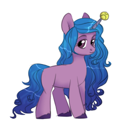 Size: 857x856 | Tagged: safe, artist:flazeflower, izzy moonbow, pony, unicorn, g5, my little pony: a new generation, ball, horn, hornball, izzy's tennis ball, simple background, sketch, solo, tennis ball, transparent background