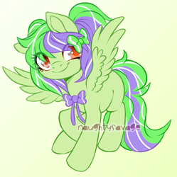 Size: 600x603 | Tagged: safe, artist:cabbage-arts, oc, oc only, oc:dead candy, pegasus, pony, commission, female, pegasus oc, simple background, solo