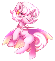 Size: 700x775 | Tagged: safe, artist:cabbage-arts, oc, oc only, pony, unicorn, cape, clothes, female, horn, simple background, solo, transparent background, unicorn oc