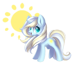 Size: 800x696 | Tagged: safe, artist:cabbage-arts, sunbeam, pony, unicorn, g1, g4, cutie mark background, female, g1 to g4, generation leap, simple background, solo, transparent background