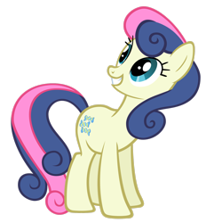 Size: 2360x2541 | Tagged: safe, artist:ikillyou121, bon bon, sweetie drops, earth pony, pony, g4, .psd available, female, high res, looking up, simple background, smiling, solo, transparent background, vector