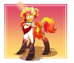 Size: 1012x862 | Tagged: safe, artist:mewzynn, oc, pony, unicorn, clothes, female, mare, not sunset shimmer, solo