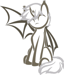 Size: 3463x4000 | Tagged: safe, artist:up1ter, oc, oc only, alicorn, bat pony, bat pony alicorn, pony, bat wings, horn, simple background, solo, transparent background, wings