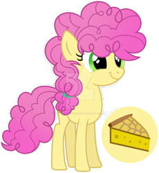 Size: 1024x1112 | Tagged: safe, artist:auroranovasentry, li'l cheese, earth pony, pony, g4, the last problem, alternative universe, base used, deviantart watermark, happy, looking at something, obtrusive watermark, older, parent:cheese sandwich, parent:pinkie pie, simple background, solo, teenager, transparent background, watermark