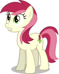 Size: 2196x2730 | Tagged: safe, artist:drewdini, roseluck, earth pony, pony, g4, female, high res, show accurate, simple background, solo, transparent background, vector