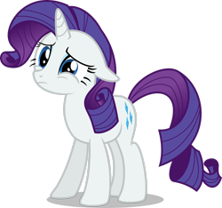 Size: 2532x2368 | Tagged: safe, artist:drewdini, rarity, pony, unicorn, g4, female, floppy ears, high res, simple background, solo, transparent background, vector