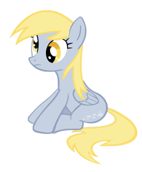 Size: 2000x2420 | Tagged: safe, artist:ofput, derpy hooves, pegasus, pony, g4, female, high res, simple background, sitting, solo, transparent background, vector