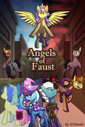 Size: 2000x3000 | Tagged: safe, artist:littletigressda, trixie, oc, earth pony, pegasus, pony, unicorn, g4, high res