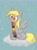 Size: 2048x2732 | Tagged: safe, artist:noupu, derpy hooves, pegasus, pony, g4, clothes, cloud, cute, derpabetes, female, high res, mare, on a cloud, scarf, sitting, sitting on a cloud, snow, snowfall, solo, spread wings, striped scarf, tongue out, underhoof, wings