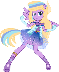 Size: 5667x6955 | Tagged: safe, artist:shootingstarsentry, oc, oc:shooting star sentry, equestria girls, g4, absurd resolution, simple background, solo, super ponied up, transparent background, vector