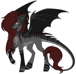 Size: 1589x1547 | Tagged: safe, artist:beamybutt, artist:monogy, oc, oc only, bat pony, pony, base used, bat pony oc, bat wings, chest fluff, ear fluff, raised hoof, simple background, solo, transparent background, wings