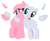 Size: 468x382 | Tagged: safe, artist:awoomarblesoda, oc, oc only, earth pony, pony, :p, base, duo, earth pony oc, female, horn, mare, side hug, simple background, smiling, tongue out, white background, wings