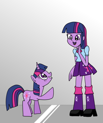 Size: 1340x1600 | Tagged: safe, artist:platinumdrop, twilight sparkle, pony, unicorn, equestria girls, g4, request, unicorn twilight