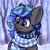 Size: 2048x2048 | Tagged: oc name needed, safe, artist:amishy, oc, oc only, pony, unicorn, bust, catching snowflakes, clothes, cross-eyed, cute, high res, looking at something, outdoors, scarf, snow, snowfall, solo, striped scarf, three quarter view, tongue out