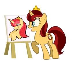 Size: 1488x1262 | Tagged: safe, artist:mlpfestivalcon, oc, oc:regina rose, festival of friendship (convention), mascot