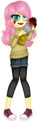 Size: 936x2992 | Tagged: safe, artist:fantarianna, fluttershy, .mov, shed.mov, equestria girls, g4, blood, blood on face, blood splatter, chainsaw, clothes, converse, female, fluttershed, pants, shoes, simple background, smiling, stay out of my shed, transparent background