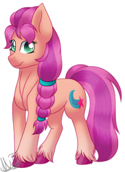 Size: 1630x2244 | Tagged: safe, artist:greenmarta, sunny starscout, earth pony, pony, g5, my little pony: a new generation, female, simple background, solo, transparent background