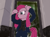Size: 1024x753 | Tagged: safe, artist:paulli, pinkie pie, earth pony, bully maguire, clothes, dancing, jacket, marvel, pinkamena diane pie, solo, spider-man, spider-man 3