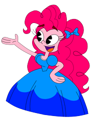 Size: 1224x1600 | Tagged: safe, artist:rarity525, pinkie pie, equestria girls, g4, clothes, dress, female, simple background, solo, transparent background