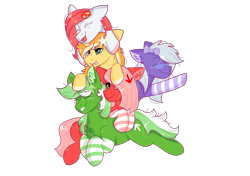 Size: 1500x1054 | Tagged: safe, artist:valkiria, derpibooru exclusive, oc, oc only, oc:comment, oc:downvote, oc:favourite, oc:hide image, oc:upvote, alicorn, earth pony, pegasus, pony, unicorn, 2023 community collab, derpibooru, derpibooru community collaboration, :p, ^^, alicorn oc, blushing, chest fluff, clothes, cute, derpibooru ponified, ear fluff, eyebrows, eyebrows visible through hair, eyes closed, female, glasses, grin, group, horn, lying down, mare, meta, ocbetes, pegasus oc, ponified, simple background, smiling, socks, striped socks, tail, tongue out, transparent background, two toned mane, two toned tail, unicorn oc, wings