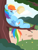 Size: 1692x2224 | Tagged: safe, artist:cinnamontee, rainbow dash, pegasus, pony, g4, backwards cutie mark, eyebrows, eyebrows visible through hair, eyes closed, female, lineless, mare, onomatopoeia, sleeping, smiling, solo, sound effects, tree, tree branch, zzz