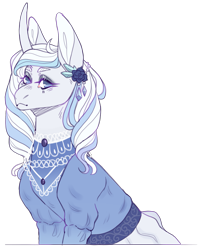 Size: 1305x1617 | Tagged: safe, artist:sleepy-nova, oc, oc:cold spell, pony, unicorn, clothes, female, mare, simple background, solo, transparent background