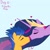 Size: 1000x1000 | Tagged: safe, artist:chelseawest, flash sentry, twilight sparkle, alicorn, pony, g4, the last problem, duo, eyes closed, female, heart, imminent kissing, kissing, kissy face, male, older, older twilight, older twilight sparkle (alicorn), ponytober, princess twilight 2.0, puckered lips, ship:flashlight, shipping, straight, twilight sparkle (alicorn)