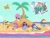 Size: 2560x1920 | Tagged: safe, applejack, fluttershy, pinkie pie, rainbow dash, rarity, twilight sparkle, alicorn, pegasus, pony, unicorn, g4, g4.5, my little pony: pony life, official, amazon.com, beach, mane six, my little pony logo, palm tree, tree, twilight sparkle (alicorn)