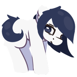Size: 350x350 | Tagged: safe, artist:rhythmpixel, oc, oc only, oc:michel tusche, earth pony, pony, female, lineless, mare, simple background, solo, transparent background
