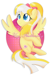 Size: 3212x4824 | Tagged: safe, artist:kimmyartmlp, oc, oc only, oc:vanilla swirl, pegasus, pony, female, flying, high res, mare, simple background, solo, spread wings, transparent background, wings