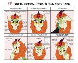 Size: 1600x1300 | Tagged: safe, artist:ravenirik, autumn blaze, oc, oc:anon, human, kirin, g4, :o, awwtumn blaze, blushing, crying, cute, doing loving things, eyes closed, floppy ears, fluffy, human on pony petting, looking at you, meme, not doing hurtful things to your waifu, offscreen character, open mouth, open smile, petting, pov, smiling, solo focus, tears of joy