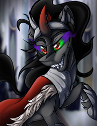 Size: 2550x3300 | Tagged: safe, artist:mychelle, king sombra, pony, g4, high res, solo