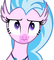 Size: 711x783 | Tagged: safe, edit, edited screencap, screencap, silverstream, classical hippogriff, hippogriff, g4, uprooted, background removed, female, looking at you, lowres, mare, pink skin, png, simple background, solo, transparent background, vector