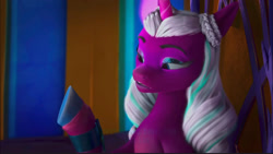 Size: 2388x1345 | Tagged: safe, screencap, opaline arcana, alicorn, pony, g5, my little pony: make your mark, my little pony: make your mark chapter 2, portrait of a princess, spoiler:g5, female, mare, solo, vanity