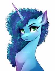 Size: 2717x3543 | Tagged: safe, artist:buvanybu, misty brightdawn, pony, unicorn, g5, chest fluff, ear fluff, female, freckles, frown, high res, mare, misty brightdawn is not amused, simple background, solo, unamused, white background