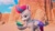 Size: 2388x1339 | Tagged: safe, screencap, zipp storm, pegasus, pony, g5, my little pony: make your mark, my little pony: make your mark chapter 2, portrait of a princess, spoiler:g5, beach, cellphone, cliff, female, mare, outdoors, phone, solo