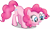 Size: 5250x3000 | Tagged: safe, artist:plsim, pinkie pie, earth pony, pony, g4, female, looking at something, magnifying glass, mare, simple background, smiling, solo, transparent background