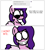 Size: 1275x1414 | Tagged: safe, artist:professorventurer, pipp petals, pegasus, pony, series:ask pippamena, g5, blatant lies, pippamena, shark teeth