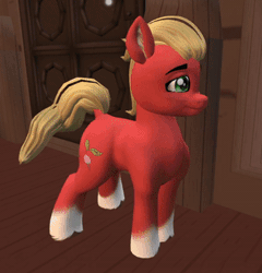Size: 332x346 | Tagged: safe, sprout cloverleaf, earth pony, pony, g5, 3d, animated, male, second life, solo, stallion
