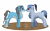 Size: 4000x2500 | Tagged: safe, artist:loopina, oc, oc only, oc:sallen kaa, oc:sallé kaa, earth pony, original species, pony, chest fluff, duo, female, fight, pocctober, poctober, simple background, thaki, transparent background, twin