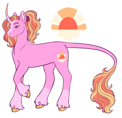 Size: 1280x1240 | Tagged: safe, artist:s0ftserve, luster dawn, classical unicorn, pony, unicorn, g4, cloven hooves, curved horn, female, horn, leonine tail, mare, simple background, solo, transparent background, unshorn fetlocks