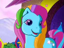 Size: 636x480 | Tagged: safe, screencap, rainbow dash (g3), earth pony, pony, g3, the runaway rainbow, female, mare, solo