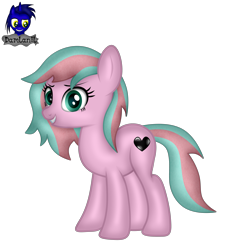 Size: 3840x4154 | Tagged: safe, artist:damlanil, oc, oc:mystic breeze, earth pony, pony, cute, female, looking at you, mare, show accurate, simple background, smiling, solo, standing, transparent background, vector