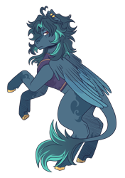 Size: 1900x2700 | Tagged: safe, artist:monnarcha, oc, oc only, pegasus, pony, simple background, solo, transparent background