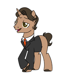 Size: 900x900 | Tagged: safe, artist:fuckomcfuck, oc, oc:paper work, pony, unicorn, base used, clothes, male, necktie, simple background, solo, suit, transparent background