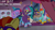 Size: 1920x1080 | Tagged: safe, edit, edited screencap, editor:quoterific, screencap, jazz hooves, misty brightdawn, nightracer, earth pony, pegasus, pony, unicorn, g5, my little pony: tell your tale, nightmare night party, spoiler:g5, spoiler:my little pony: tell your tale, cloak, clothes, costume, dancing, eyes closed, female, flippers (gear), freckles, grin, happy, hat, jewelry, male, mare, mask, medallion, multicolored hair, necklace, nervous, nervous smile, nightmare night costume, normal, open mouth, open smile, rainbow hair, rainbow jazz, smiling, spread wings, stallion, unnamed character, unnamed pony, wig, wings, witch hat, wizard hat